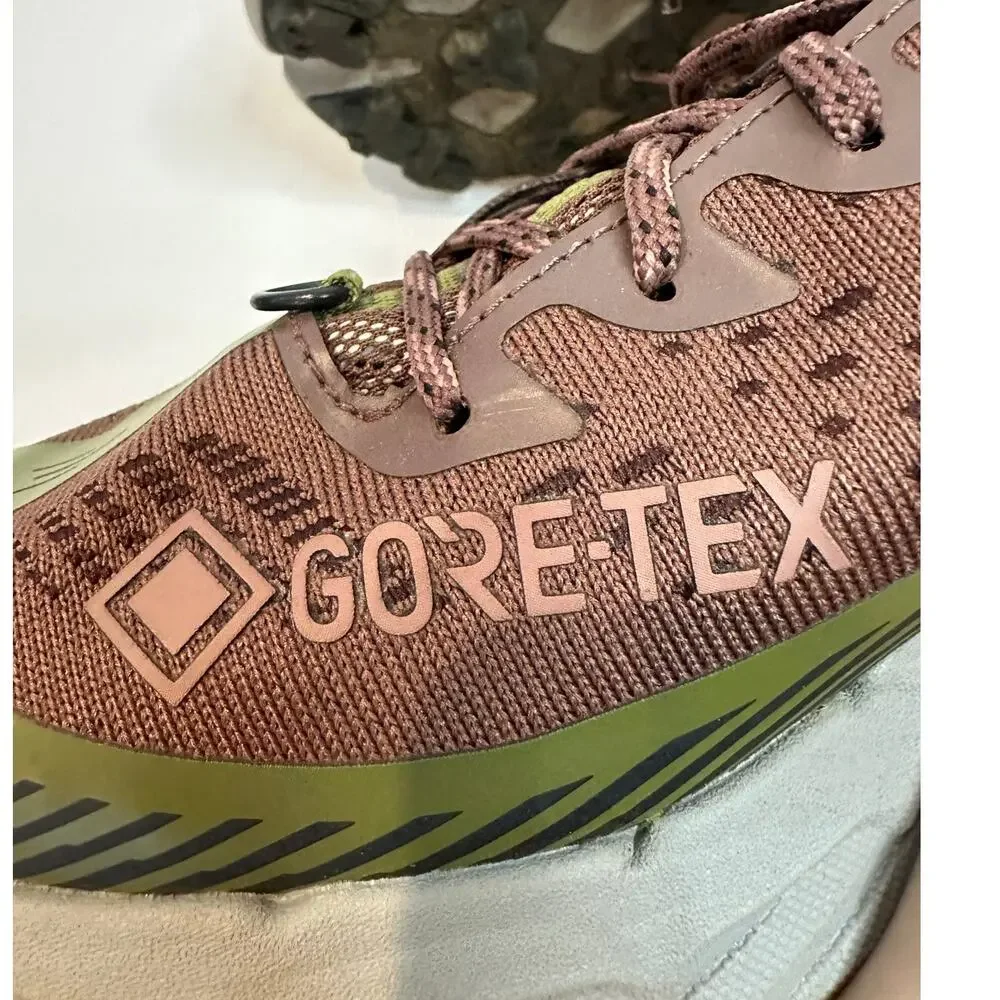 Merrell Agility Peak 5 GORE-TEX Trail Running Shoes Women's 9 Brown Outdoor Gear
